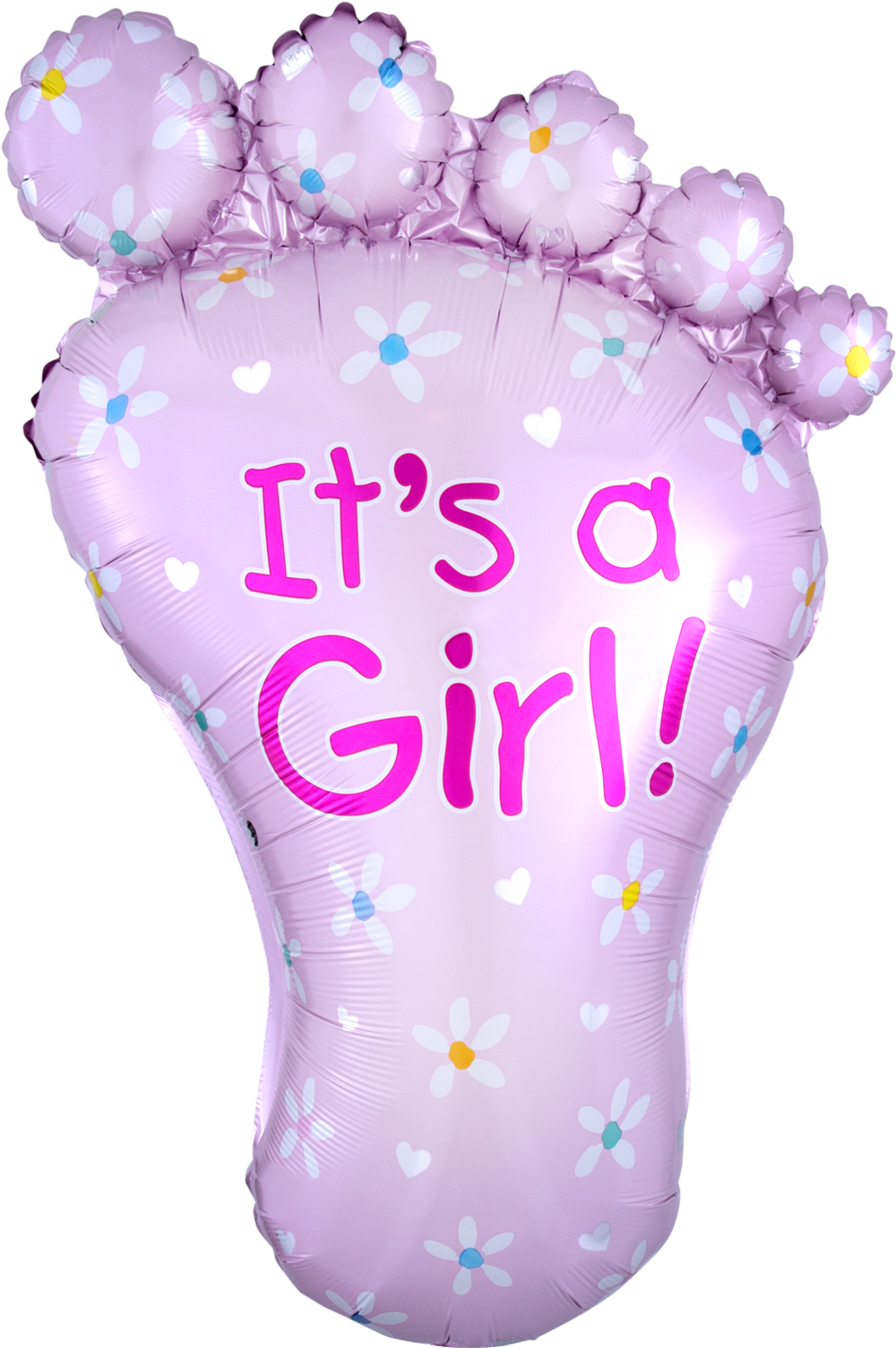 Pkg It's A Girl Foot 32" - Click Image to Close