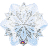 18" White Christmas Snowflake - Click Image to Close