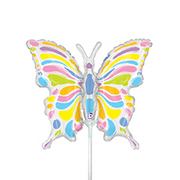 14" Pastel Butterfly-5ct - Click Image to Close