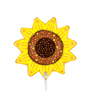 14" Yellow Sunflower-5ct - Click Image to Close