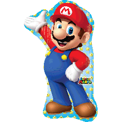 Pkg Mario Brothers SuperShape 33" - Click Image to Close