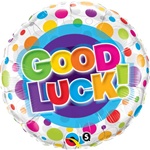 Pkg Good Luck Colorful Dots 18" - Click Image to Close