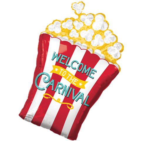 Pkg Carnival Popcorn Box 29" - Click Image to Close