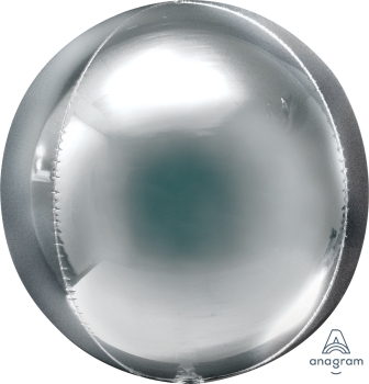 Jumbo Orbz-Silver 21" - Click Image to Close
