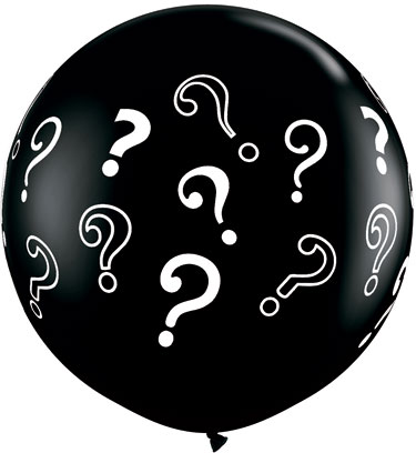 36" Question Mark/Gender Reveal - Click Image to Close
