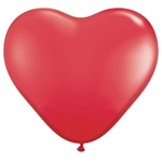 6" Heart Red - Click Image to Close