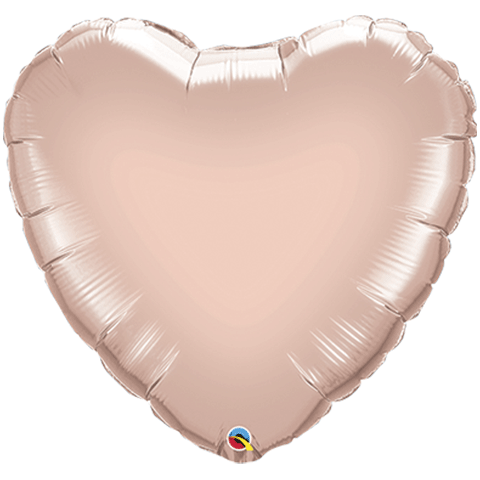 36" Rose Gold Heart - Click Image to Close