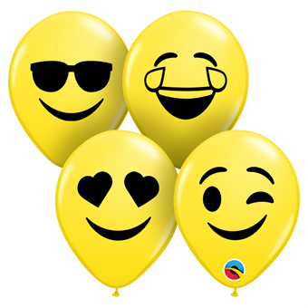 5" Smiley/Emoji Faces - Click Image to Close