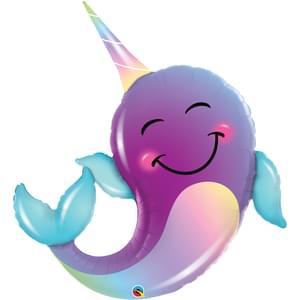 Pkg Party Narwhal 40" - Click Image to Close