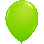5" Lime Green - Click Image to Close