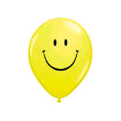5" Smile Face-Yellow - Click Image to Close